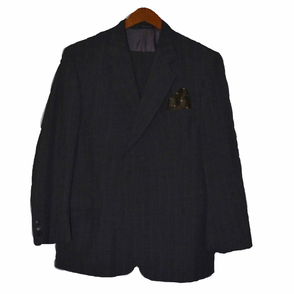 Men's Wool Lined Grey Suit